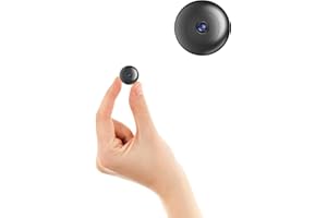 Only 0.9 inch! Hidden Camera with Audio/Video. Mini Small Camera. Spy Hidden Cameras for Home Indoor Use. Baby Monitor. Spy C