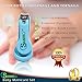 SAMRO Baby Nail Clippers Set with Scissors and Nasal Tweezer in The USA Simple Ergonomic Versatile Unisex Child Toddler Grooming & Healthcare Kit and Shower Gift (Blue)