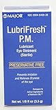 MAJOR LUBRIFRESH PM OPTHALMIC OINTMENT MINERAL OIL-15 % Clear 3.5 ML UPC 309046488385