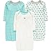 Wan-A-Beez Baby Boys and Girls Long Sleeve Baby Gown - Multi Pack