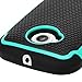 Moto E (2nd GEN.) Case, Motorola E (2nd GEN.) case, E LV Motorola Moto E / E2 ( SECOND GENERATION) (2015) Case, Full Body Hybrid Armor Protection Defender Case Cover - Dual Layer Armor Protective Case Cover for Motorola Moto E -TEAL