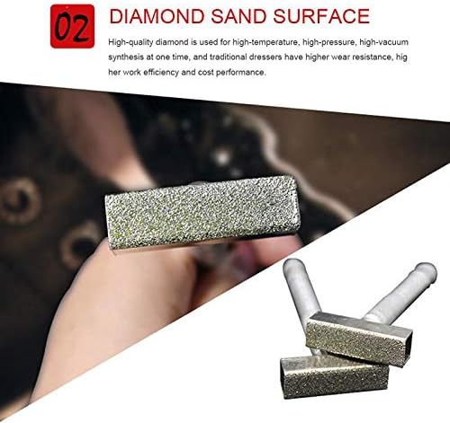 IKAAR Diamond Grinding Wheel Dresser Tools Handheld Bench Grinder Disc Dressing Metal Grinder Stone Grinding Dressing Tool 100 * 50mm - Image 5