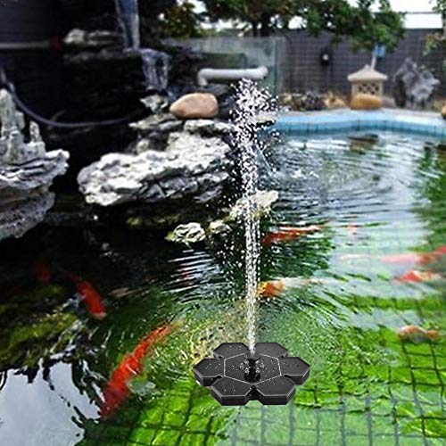 image for Dreamalva Solar Water Fountain Pump Led Waterproof Solar Panel with Su