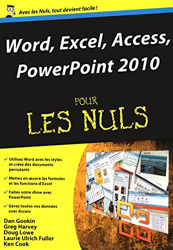 Word, Excel, Access, PowerPoint 2010 pour les Nuls by (Paperback)