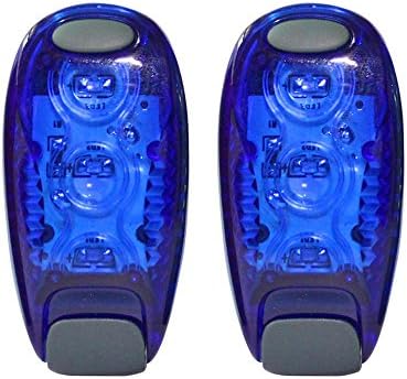 LED Strobe Safety Warning Light for Runners, Dogs, Bike, Walking,Reflective Gear,Bicycle etc,High Visibility Accessories (2 Pack)