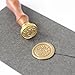 UNIQOOO Arts & Crafts Pack of 12 Vintage Antique Copper Sealing Wax Sticks with Wick for Wax Stamp, Great for Decoration of Cards Envelopes, Wedding Invitations, Wine Packages