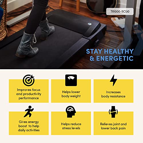 LifeSpan Fitness TR1200 Portable Walking Under Desk Treadmill 350lb