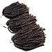 Flyteng spring twist hair braiding JAMAICAN BOUNCE 8 inch Synthetic Hair Crochet Braids T30…