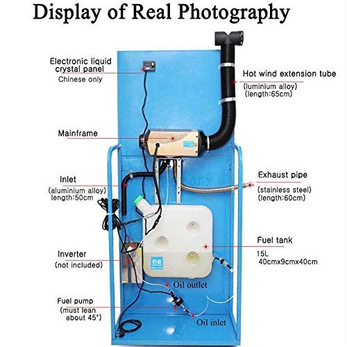 Barbella 5KW 12V Air Diesel Heater Digital Thermostat Parking Heater for Caravan Motorhome and Bus