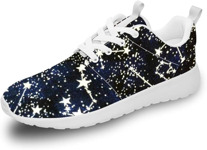Amazon Xften スニーカー レディース メンズ カップル 星 星座 ランニングシューズ ウォーキングシューズ スポーツシューズ 運動靴 旅行シューズ トレーニングシューズ Xften スニーカー