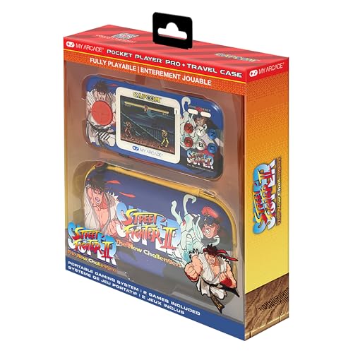 My Arcade Street Fighter II Pocket Player Bundle: 2 Classic Games,Officially Li…