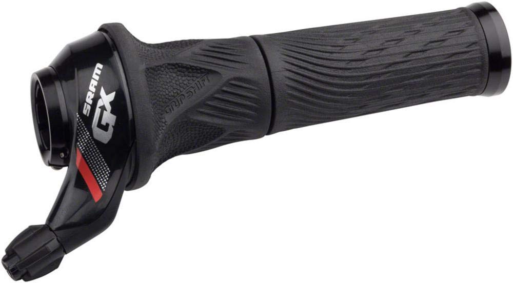 Sram MTB GX Grip Shift Index Front with Locking Grip Shifter - Red