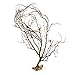 UEETEK Natural Black Sea Coral Ornaments Fish Tank Aquarium Sea Fans Dried Coral Decorations