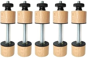 Violin Glueing Clamps Clips – Metal Screw Wood Clamps for Violin Making and Repair, 5-Piece Set for Precise Instrument Assemb