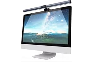 USB LED Lamp for Computer Monitor - Adjustable Brightness & Color Temperature, USB Powered, Matte Graffiti Finish, 40 cm, 5W,
