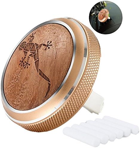 Car Air Freshener Essential Oils Diffuser Aromatherapy Wooden Fragrance Vent Clip