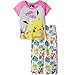 Pokemon Little/Big Girls 2 Piece Pajamas (6) White/Pink