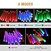 EverBrite LED Glow Sticks Flashlights with 8 Modes, 12-pack Assorted Colors Light Up Toys, Batteries Included, Bulk Party Favors Perfect for Concert, Birthday Party, Festivals Decoration