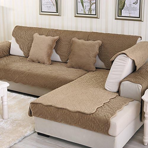 Sofa cushions/Anti-slip simple modern style solid wood Bay window seat cushion/ plush sofa towel cover-D 90x160cm(35x63inch)