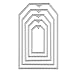 Anboo DIY Cutting Dies Metal Stencils Embossing For Album Paper Card Scrapbooking Art Craft Gift (C)