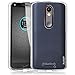 Droid Turbo 2 Case, PLESON [Tou] Motorola Droid Turbo 2/Moto X Force Case Cover, Crystal Clear/Ultra-Thin/Lightweight/Exact Fit/NO Bulkiness Clear Back Panel+Soft Bumper Case for Droid Turbo 2