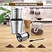 CHULUX Electric Spices and Coffee Grinder with 2.5 Ounce Two Detachable Cups for Wet/Dry Food,Powerful Stainless Steel Blades and Cleaning Brush