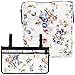 Two Bags Wheelchair Accessories by Astrata - Backpack Storage and Armrest Side Organizer - Lightweight Wheelchair Rollator Walker Bag - Organizers and Storage Travel Items (Floral)
