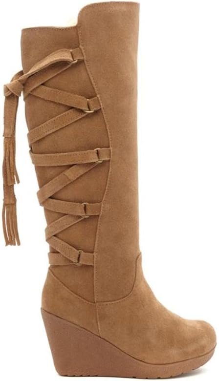 bearpaw women's britney wedge boot