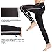 4ucycling Men's Gel Padded Compression Cycling Tights Pants Black