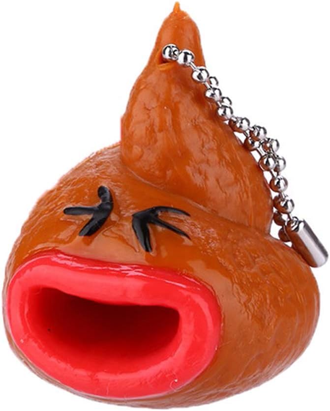 Yunobi Novelty Poo Toys, Creative Simulation Tricky Stool Pendant - Image 5