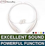 Starrybay® Hbs-800 Ambient Noise Cancelling Wireless Bluetooth 4.0 Headset Headphones Black (White)