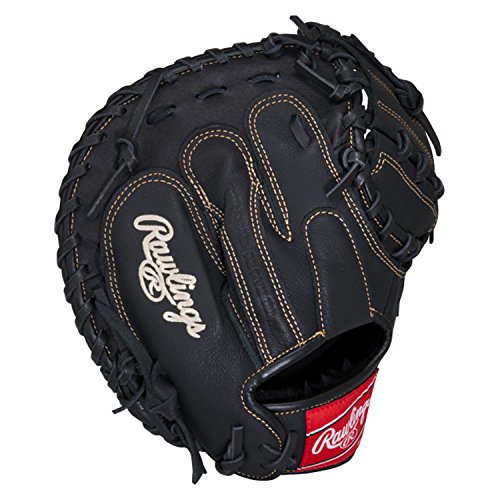 Rawlings Renegade Series 32.5" CM 1Piece  Youth Catchers Mitt Left Hand Throw, Black Red