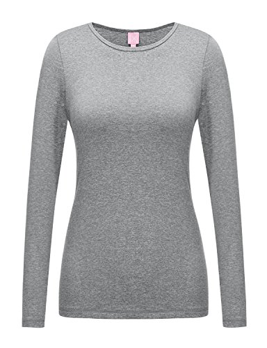 REGNA X NO BOTHER Women's Crew neck Long Sleeve Compression Gym Athletic Shirts