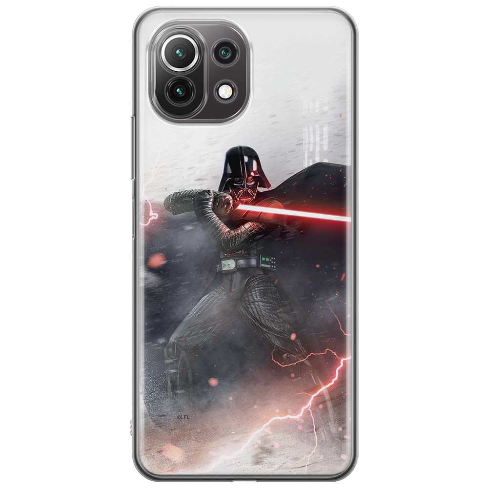 ERT GROUP mobile phone case for Xiaomi 11 Lite 4G/5G original and officially Licensed Star Wars pattern Darth Vader 002, case made of TPU