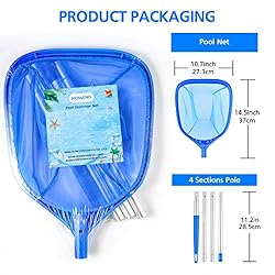 Mowend Pool Skimmer, Pool Net with 4 Sections