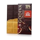 GODIVA Chocolatier Large 50% Dark Chocolate Blood Orange Bar