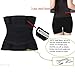 SEXYWG Women's Waist Cincher Trainer Body Girdle Corset Gym Workout Sport Shaper,Medium,Black