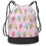 Address Verb Drawstring Backpack with Pocket