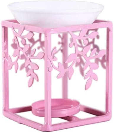 Amazon Kouli 香炉 精油 エッセンシャルオイル アロマオイル アロマテラピー 瞑想 庭園用 蓋 アロマ炉 キャンドル 精油炉 精油工具 ホームアロマ 用品 60ml ピンク Kouli アロマディフューザー アロマバーナー