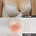 Nipplecovers, Silicone Reusable Breast Lift Nipple Cover Pasties 4.3inch (Light Peach with Beige Disposable)