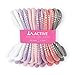 LA Active Baby Toddler Grip Ankle Socks - 6 Pairs - Non Slip/Skid Covered (Girls, 6-12 Months)