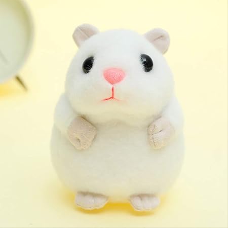 Doufuzz Snhpp Carino Creativo Piccolo Criceto Peluche Bambola Bambola Budello Tono Tono Tono Bambola Borsa Borsa Borsa Ciondolo 10cm Bianco Amazon It Casa E Cucina