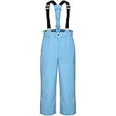 MONTFLIX Kids Waterproof Snow Pants Winter Warm Skiing Snowboard Pants for Boys Girls