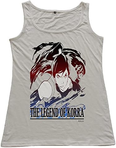 HuaYuansvip The Legend Of Korra Final Fantasy Logo Women's T-Shirt Medium Gray Tank Top