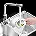 4PCS Kitchen Sink Strainer, Sink Drain Screen -Stainless Steel, Large Wide Rim 4.5 Diameter