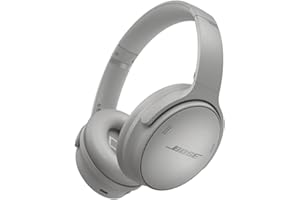 Bose QuietComfort Headphones - Wireless Bluetooth Headphones, Active Over Ear Noise Cancelling and Mic, USB-C Charging, Deep Bass, Up to 24 Hours of Playtime, Moonlight Grey - Limited Edition Color