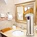 Automatic Soap Dispenser, Touchless Stainless Steel Soap Dispenser with Sensor Fingerprint Resistant and Waterproof Base for Kitchen Bathroom Sanitizer Shampoo
