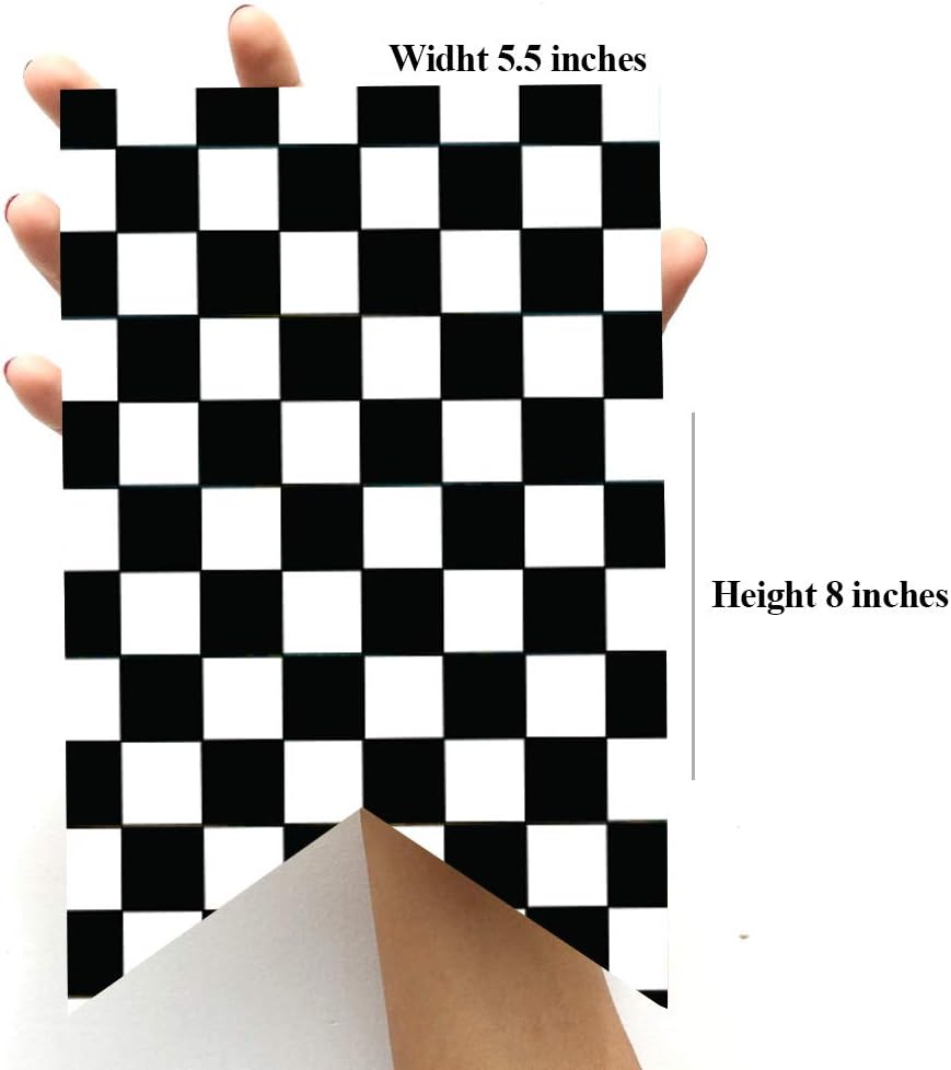 Checkered Black and White Banner, Race Flag Banner - Image 4