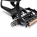 Bike Pedals with Toe Cages and Straps Universal Fit Bicycle Pedals 9/16