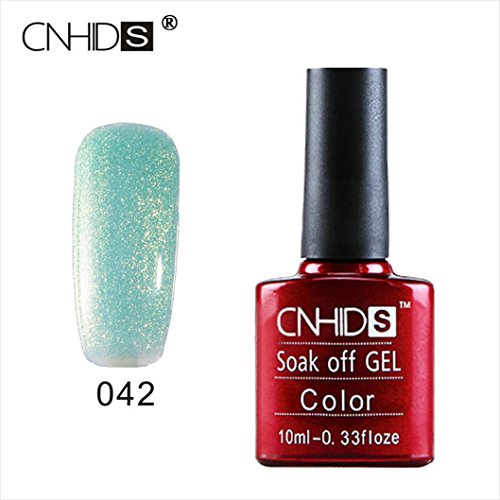 LtrottedJ CNHIDS Nail， Gel Polish UV&LED Shining Colorful 10ML Long Lasting Soak Off Varnis (R)